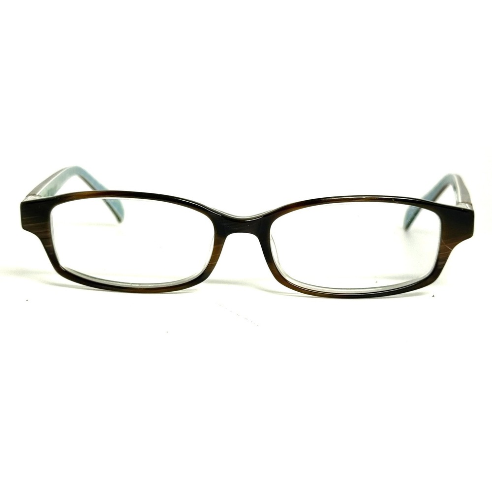 Kate Spade Tortoise Green Rectangular Eyeglasses‎ Frames Italy 130mm 23735